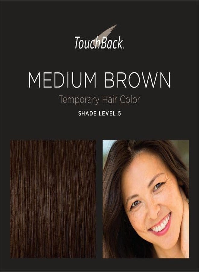 TouchBack Pro Gray Root Touch Up Marker Applicator - Real Hair Color - Medium Brown - Image 2
